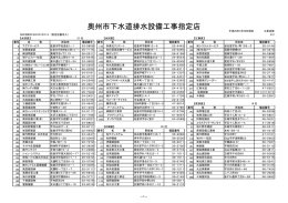 奥州市下水道排水設備工事指定店