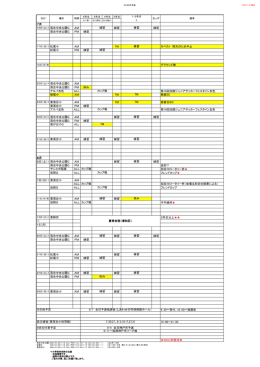 7月 AM 練習 練習 落合中央公園G PM 練習 AM 練習 松尾小 PM 練習