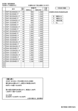 ＜購入例＞ 残り5個は箱単位未満なので、単価は1,300円 1,300円&times;5個
