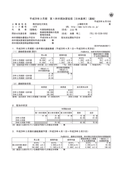 平成29年3月期 第1四半期決算短信〔日本基準〕(連結)