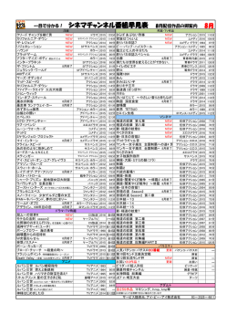 配信中全タイトルリストはこちら！