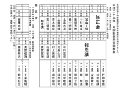 1月御影堂常在説教表(PDFファイル)