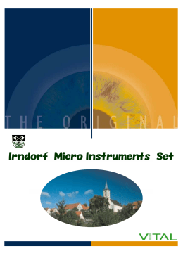 Irndolf Micro Instruments Set CABG用マイクロ手術器械セット