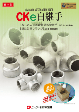 【鋳鉄製管フランジ】（JIS B 2239適合）