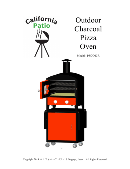 Outdoor Charcoal Pizza Oven