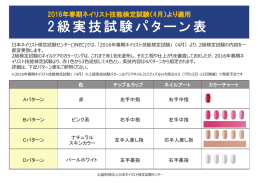 こちら - 公益財団法人日本ネイリスト検定試験センター