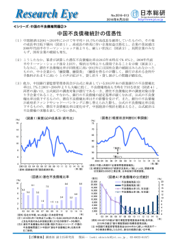 中国不良債権統計の信憑性