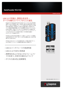データシート - Kingston