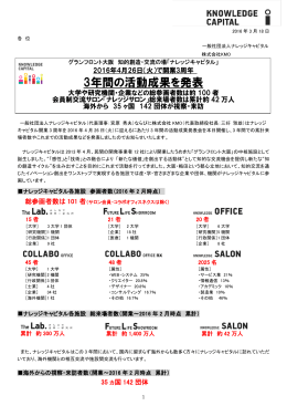 3年間の活動成果を発表