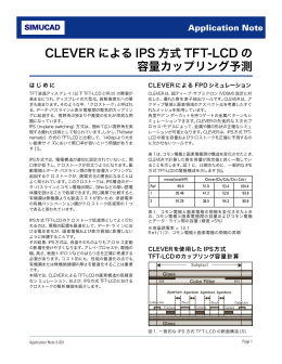 CLEVER による IPS 方式 TFT