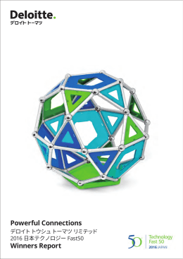 (1.44MB,PDF) 2016 Technology Fast50 Winners Report