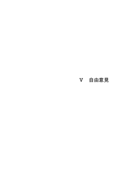 Ⅴ 自由意見