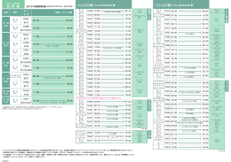 バンコク以遠の時刻表はこちらをご覧ください（PDF）