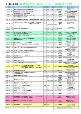 11月1日 - 多賀城市文化センター