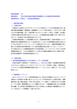 -1 - 補助事業番号 18-5 補助事業名 平成18年度光産業の戦略的事業