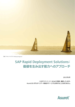 SAP Rapid Deployment Solutions