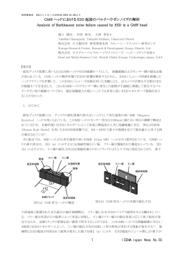 GMRヘッドにおけるESD起因のバルクハウゼンノイズの解析