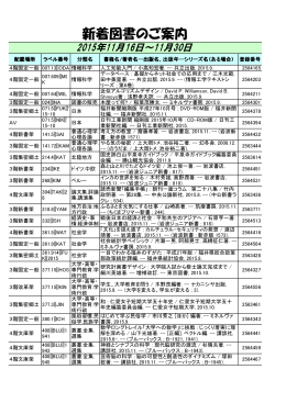 2015年11月16日～11月30日