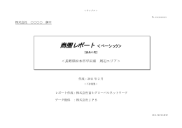 商圏レポート ＜ベーシック＞