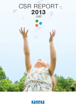 CSRレポｰトのバックナンバｰ2013