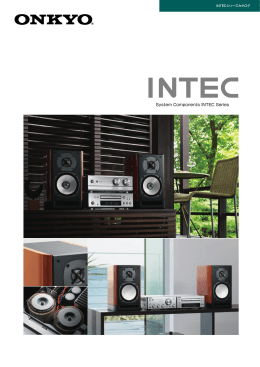 System Components INTEC Series