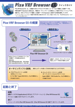 Pixe VRF Browser EX クイックガイド