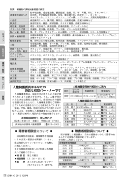 人権擁護委員はあなたの近な相談パートナーです