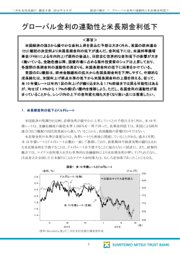 グローバル金利の連動性と米長期金利低下