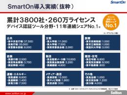 累計3800社・260万ライセンス