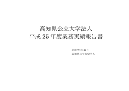 H25業務実績報告書