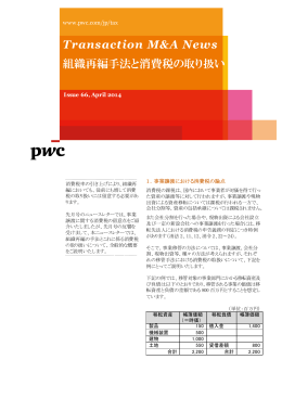 組織再編手法と消費税の取り扱い