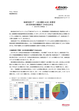 地域包括ケア1509病院44901床算定 200床未満の