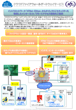 クラウドファイアウォールゲートウェイ - HTNet 北陸通信ネットワーク株式