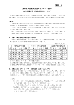 兵庫DC後の観光入込動向(PDF文書)