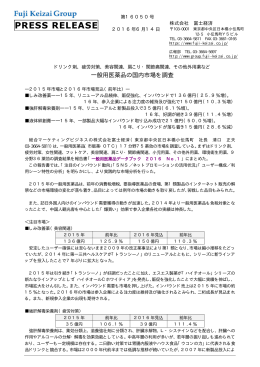 一般用医薬品の国内市場を調査
