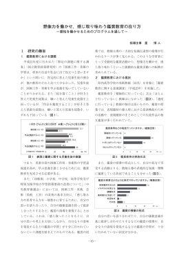 想像力を働かせ，感じ取り味わう鑑賞教育の在り方