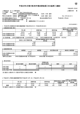 平成29年3月期第2四半期決算短信 [PDF:688KB]