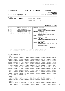JP 4319589 B2 2009.8.26 10 20 (57)【特許請求の範囲】 【請求項1