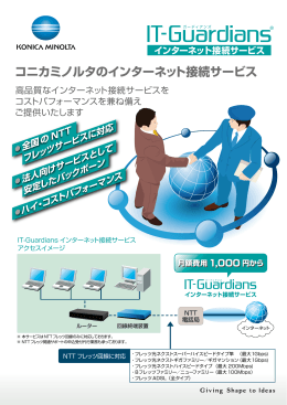 IT-Guardians インターネット接続サービスのカタログ