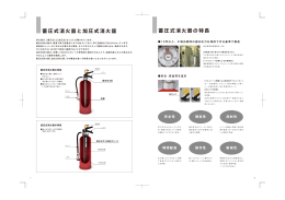 蓄圧式消火器と加圧式消火器