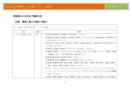 広島市立大学遠隔テレビ会議システム 仕様書 平成 28 年 1 月 調達物品