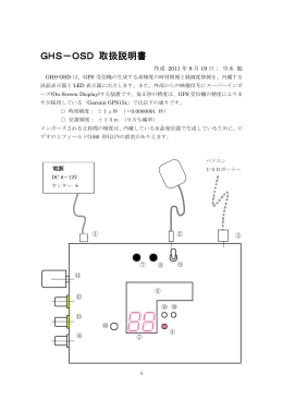 GHS－OSD 取扱説明書