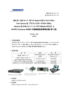 SIIG社 USBカード (DP Hi-Speed USB 4