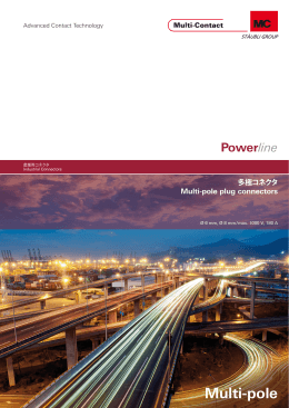 Mehrpolige Steckverbinder|Multi-pole plug connectors - Multi