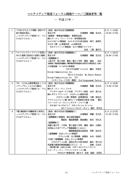 平成17年 - ハイテクノロジー推進研究所