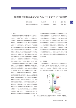 動的電子状態に基づいた光スイッチング分子の開発