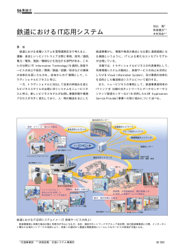 鉄道におけるIT応用システム