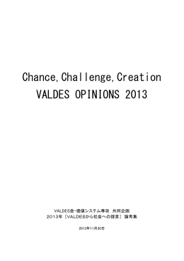 PDF（696KB） - Valdes