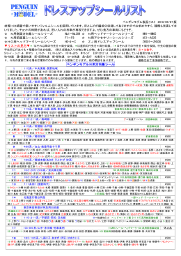 ペンギンモデルN用方向幕シール - PENGUINMODEL.COM