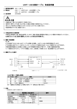 061-1 UART（3．3V）－USB変換ケーブル